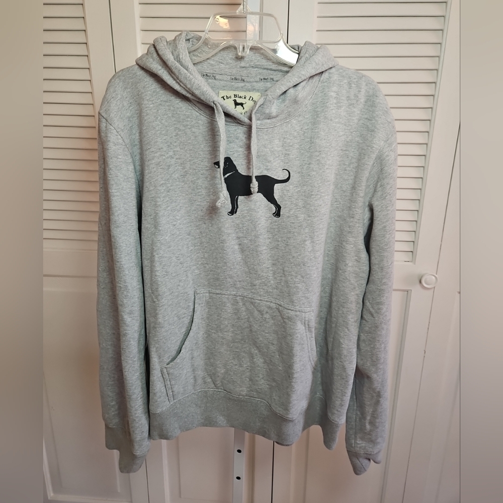 The Black Dog Gray Hoodie